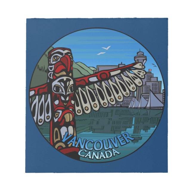 Vancouver Notepad Vancouver Native Art Souvenir (Front)