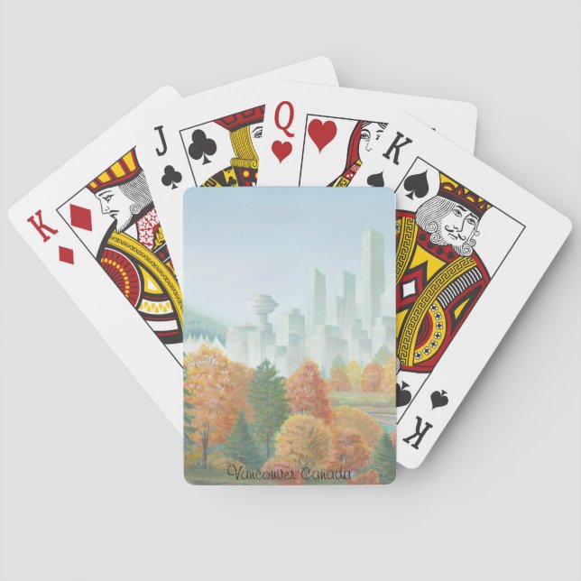 Vancouver Playing Cards Cityscape Souvenirs (Back)