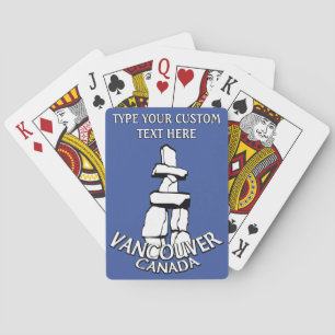 Vancouver Playing Cards Personalized Inukshuk Card
