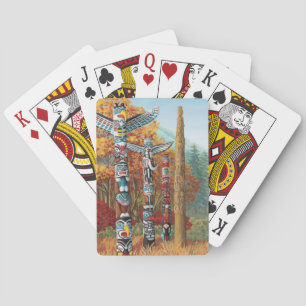 Vancouver Playing Cards Totem Poles Cards