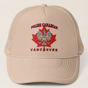 Vancouver Polish Canadian Leaf Trucker Hat