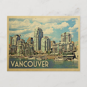 Vancouver Postcard Canada Vintage Travel