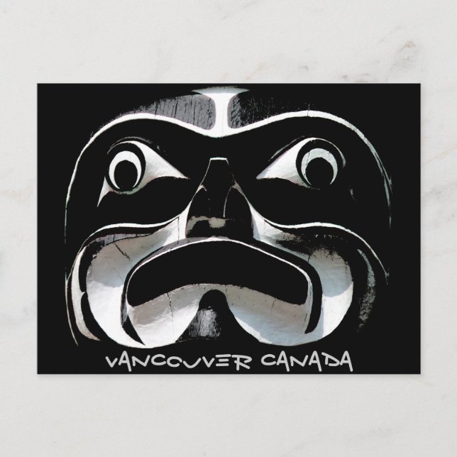 Vancouver Postcards Totem Pole & Landmarks Cards (Front)