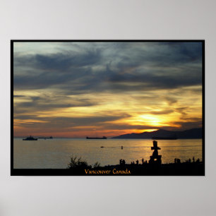 Vancouver Poster English Bay Vancouver Print