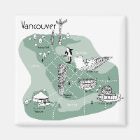 Vancouver Poster - green