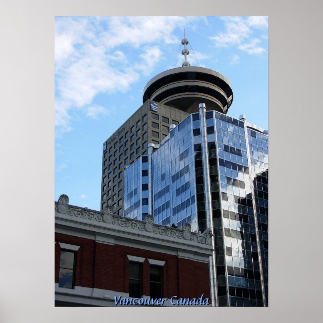 Vancouver Poster Print Vancouver Cityscape Print (Front)