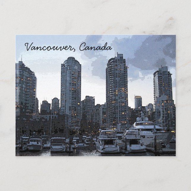 Vancouver Riverside Postcard (Front)