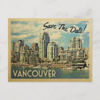 Vancouver Save The Date Canada