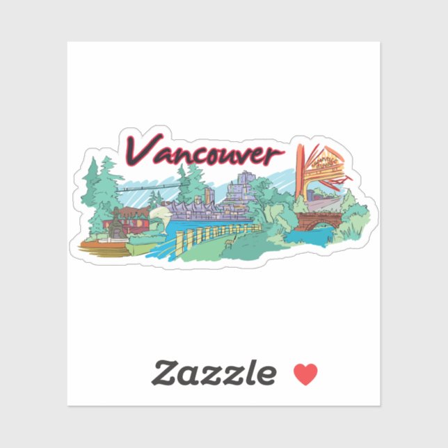 Vancouver Skyline | Canada (Sheet)