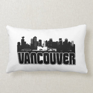 Vancouver Skyline Lumbar Pillow
