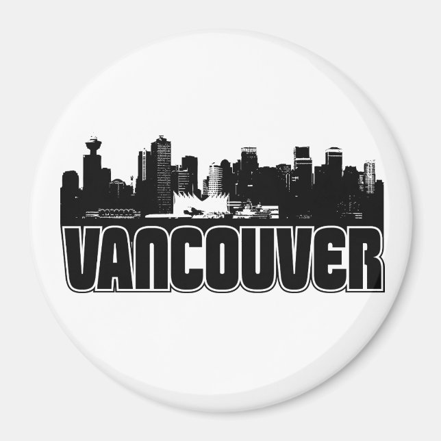 Vancouver Skyline Magnet (Front)