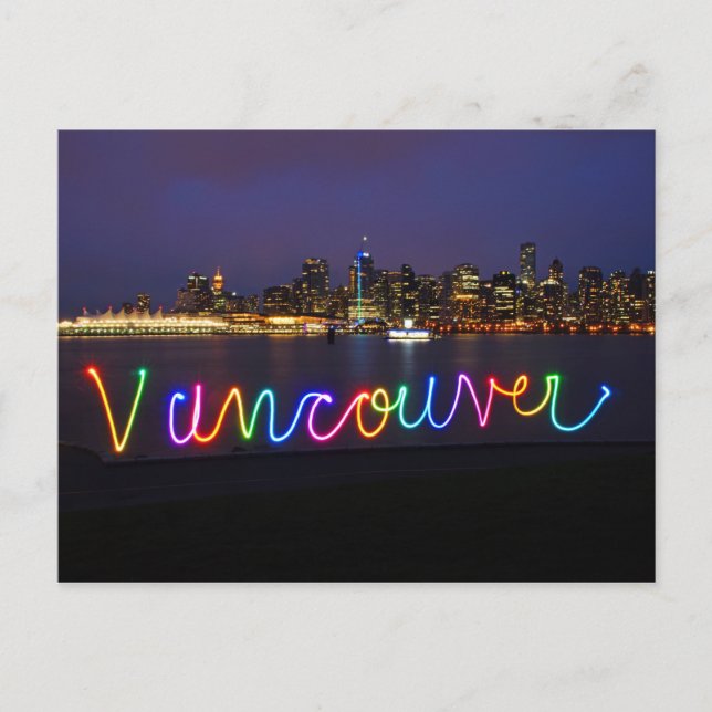 Vancouver Skyline Postcard (Front)