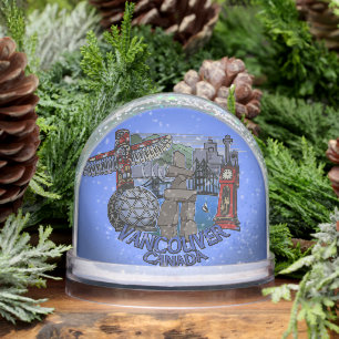 Vancouver Snow Globe Custom Vancouver Snowglobes