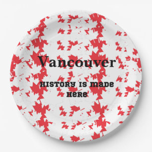 Vancouver Soccer 2026 Party Plate Set