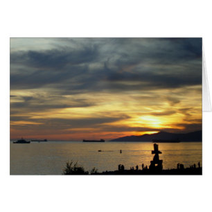 Vancouver Souvenir Cards Inukshuk Landscape Cards