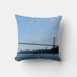 Vancouver Souvenir Coussin Lions Gate Bridge Cadea