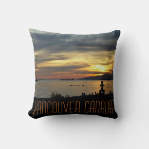 Vancouver Souvenir Coussin Vancouver Seascape Cade