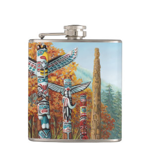 Vancouver Souvenir Flask 2 Worlds Landmark Gifts