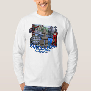 Vancouver Souvenir Long Sleeve Shirt Canada Tee