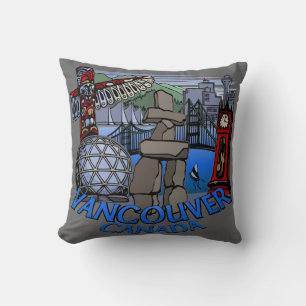 Vancouver Souvenir Pillow Vancouver Landmark Gifts