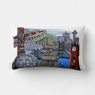 Vancouver Souvenir Pillow Vancouver Landmark Gifts