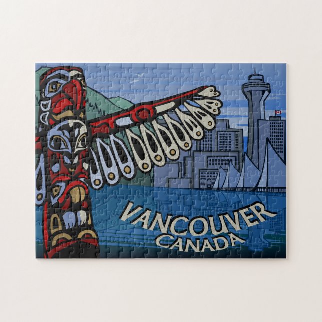 Vancouver Souvenir Puzzle Unique Vancouver Gifts (Horizontal)