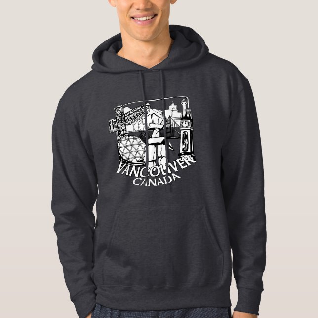 Vancouver Souvenir Sweat - shirt à capuche Vancouv (Devant)