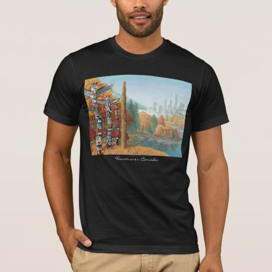 Vancouver Souvenir T-shirt Vancouver Art Shirts