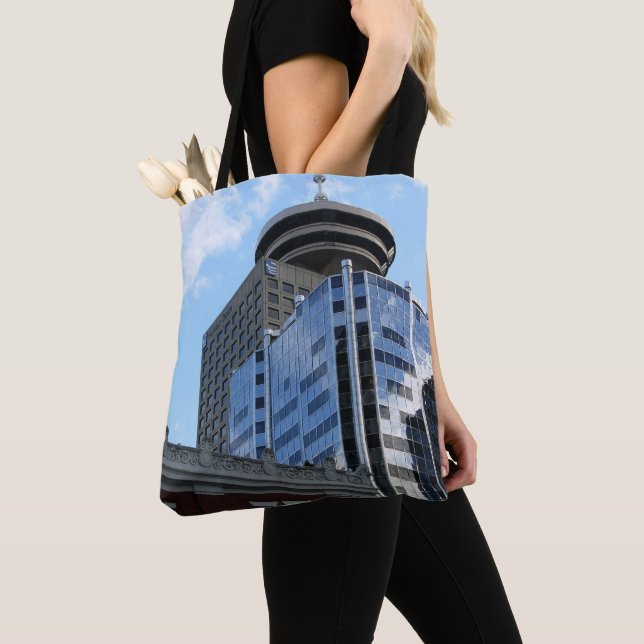 Vancouver Souvenir Tote Bag Custom Vancouver Bags (Close Up)