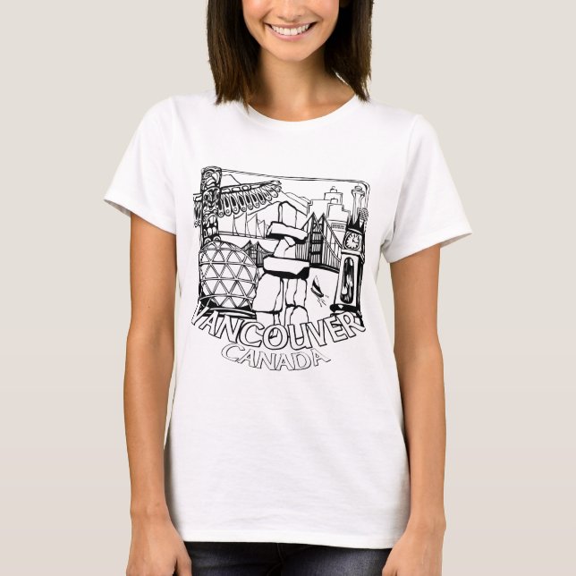 Vancouver Souvenir Women's Vancouver Plus Size Top (Front)