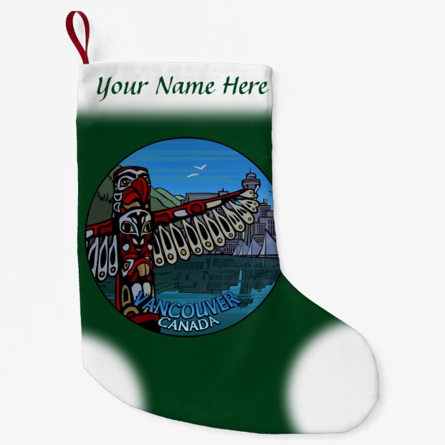 Vancouver Stocking Vancouver Christmas Stocking (Front)