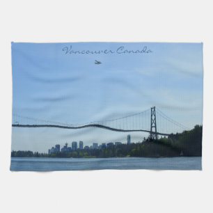 Vancouver Towel Personalized Souvenir Tea Towel