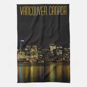 Vancouver Towel Personalized Souvenir Tea Towel