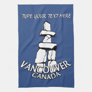 Vancouver Towel Personalized Vancouver Tea Towel