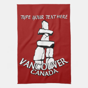 Vancouver Towel Personalized Vancouver Tea Towel