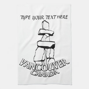 Vancouver Towel Personalized Vancouver Tea Towel