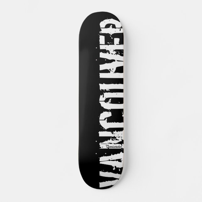 Vancouver - Urban Style - Skateboard (Front)