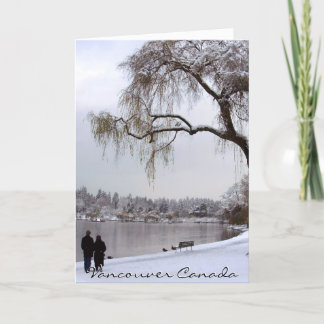 Vancouver Winter Cards Romantic Canada Cards
