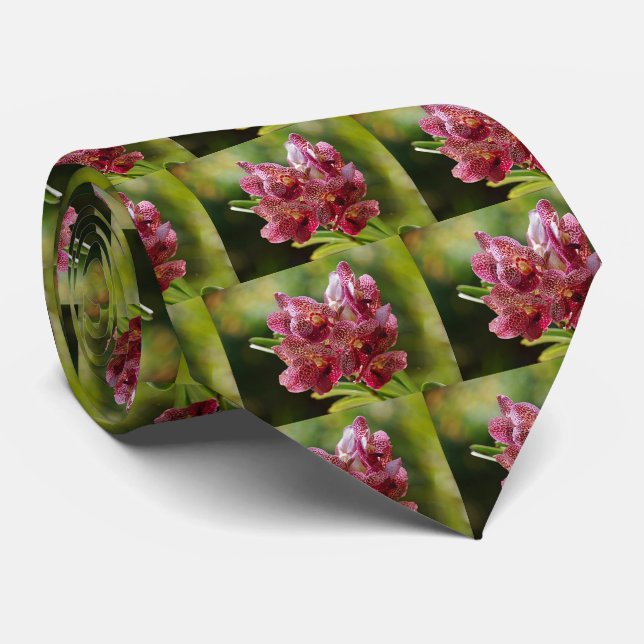 Vanda Bouquet Men's Tie (Rolled)
