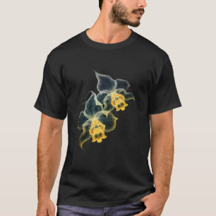 Vanda Yellow Orchid Flower Plant Florist Gardener T-Shirt