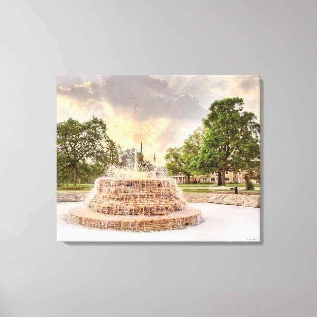 Vander Veer Park Davenport Iowa Canvas (Front)