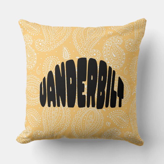 Vanderbilt University Pillow (Front)
