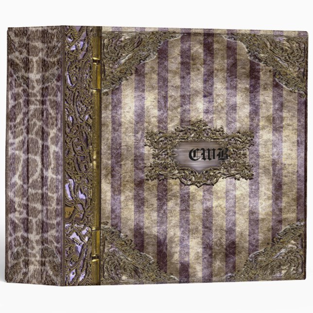 VandyMort Hydrangea IV Customizable Binder (Front/Spine)