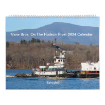 Vane Bros. Tugs Sur La Rivière Hudson Calendrier 2