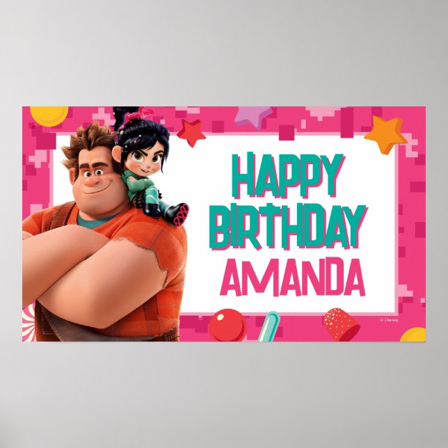 Vanellope Birthday Poster (Front)