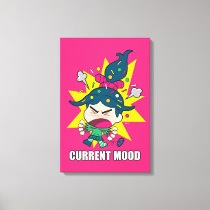 Vanellope   Current Mood Canvas Print