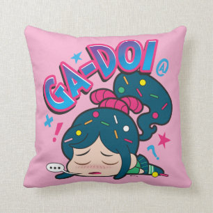 Vanellope Ga-Doi Throw Pillow