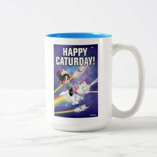 Vanellope   Happy Caturday! Two-Tone Coffee Mug