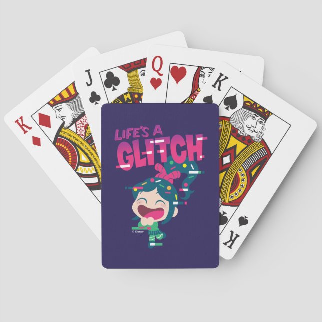 Vanellope | Life's A Glitch Playing Cards (Back)