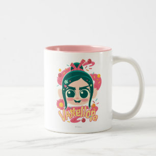 Vanellope Von Schweetz Face Two-Tone Coffee Mug